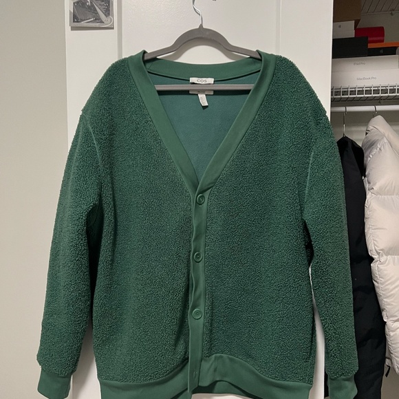 COS green cardigan - Picture 2 of 4